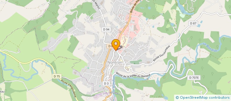 localisation de l'entreprise SEVERNY  NONTRON