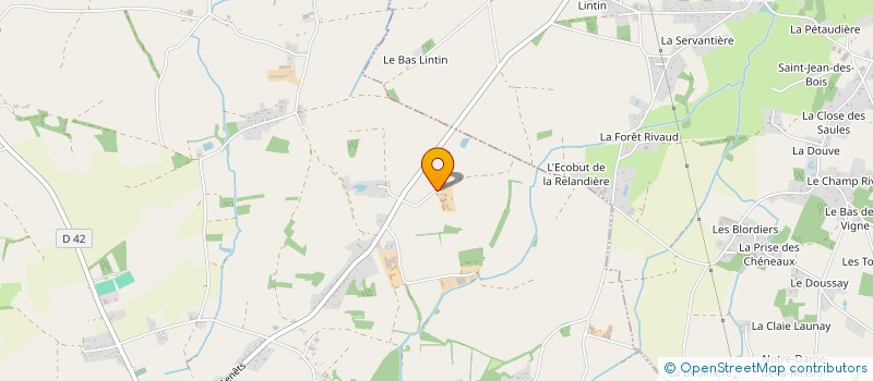 localisation de l'entreprise SEVESTRE-BRIAND à NOTRE-DAME-DES-LANDES