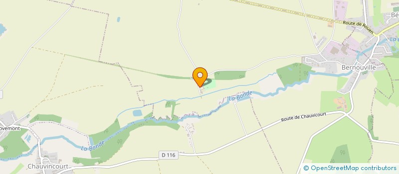 localisation de l'entreprise SEVESTRE GIBERT BEAUMONT  BERNOUVILLE