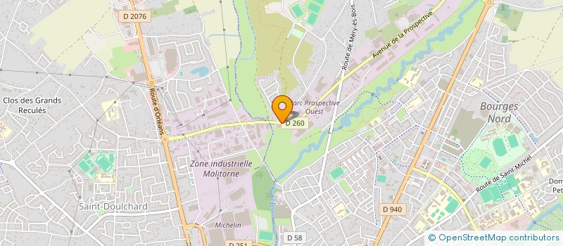 localisation de l'entreprise SEVESTRE MENUISERIES  BOURGES