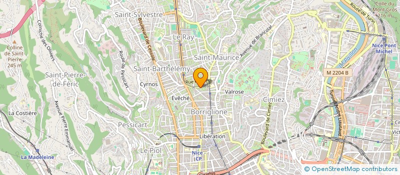 localisation de l'entreprise SEVEW  NICE