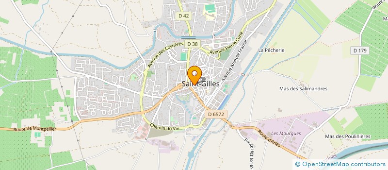 localisation de l'entreprise SEVEYRAC FERNAND ET JACKIE à SAINT-GILLES