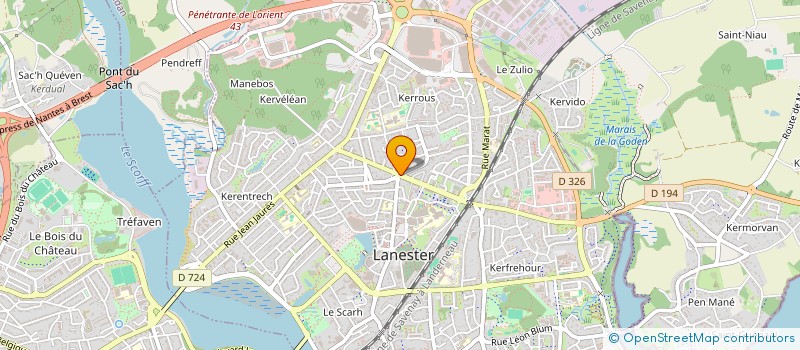 localisation de l'entreprise SEVGI  LANESTER