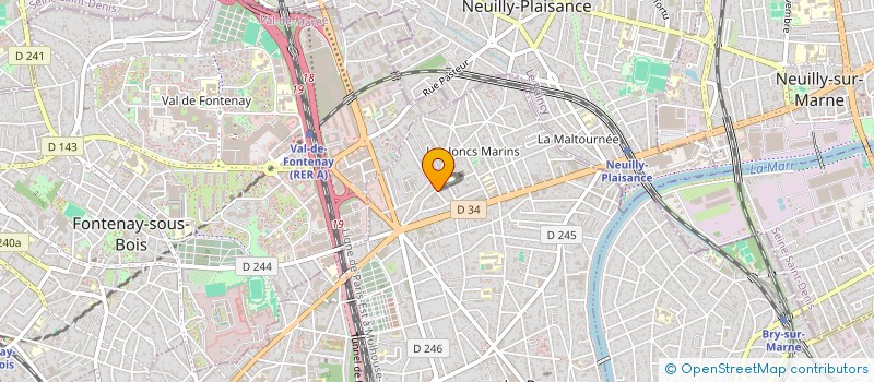 localisation de l'entreprise SEVH à LE PERREUX-SUR-MARNE