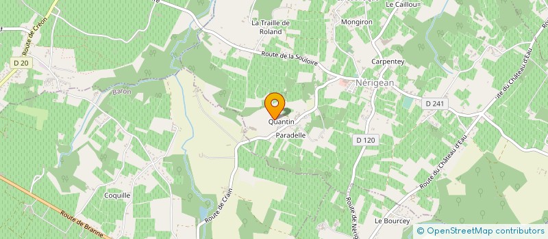 localisation de l'entreprise SEVI  NERIGEAN