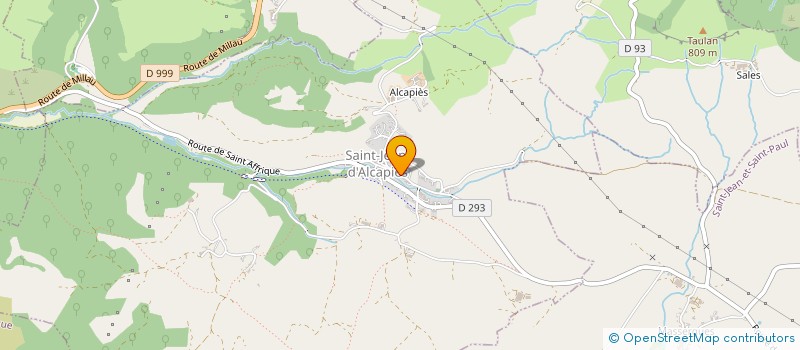 localisation de l'entreprise SEVIDOL  SAINT-JEAN-D'ALCAPIES