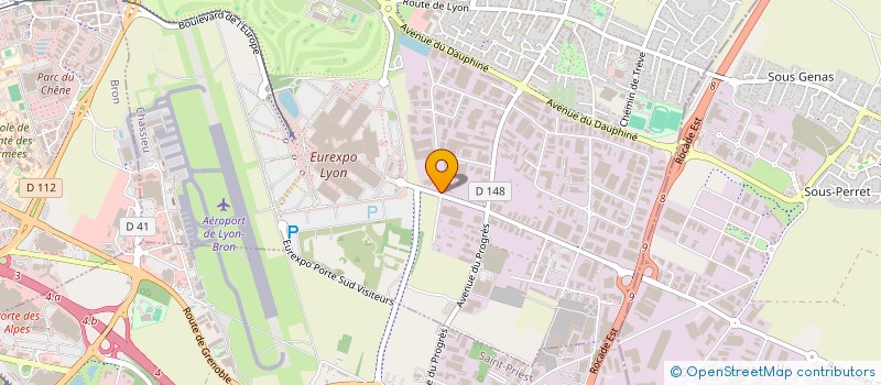 localisation de l'entreprise SEVIE  CHASSIEU