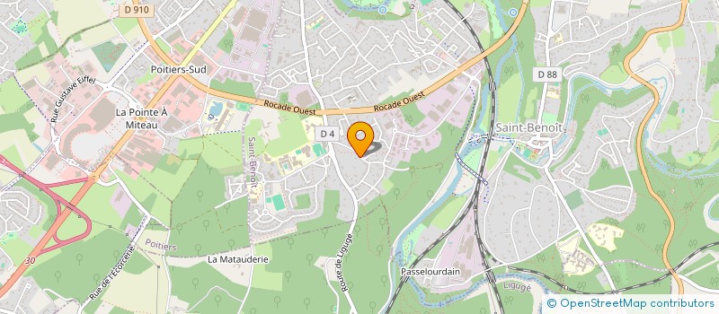 localisation de l'entreprise SEVIE SARL  SAINT-BENOIT