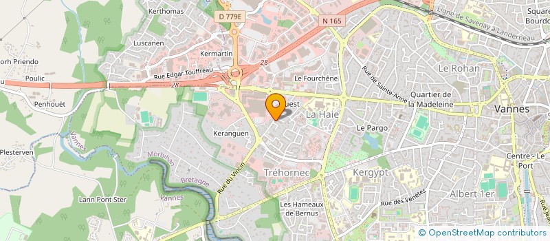 localisation de l'entreprise SEVIFA à VANNES