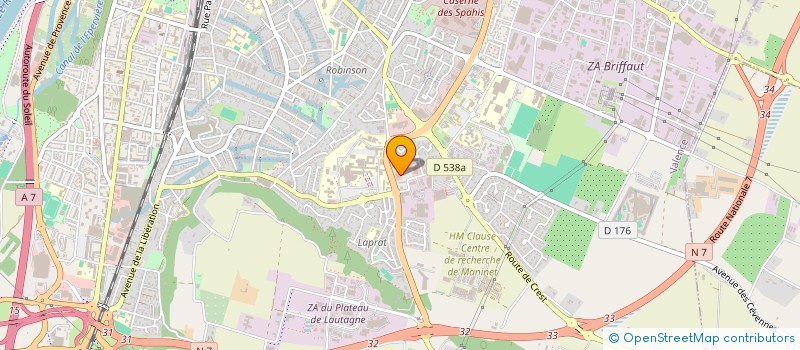 localisation de l'entreprise SEVIFORME  VALENCE