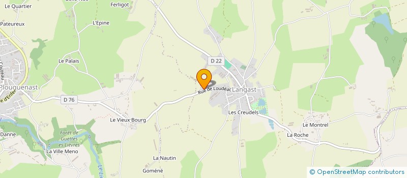 localisation de l'entreprise SEVIGNE  PLOUGUENAST-LANGAST