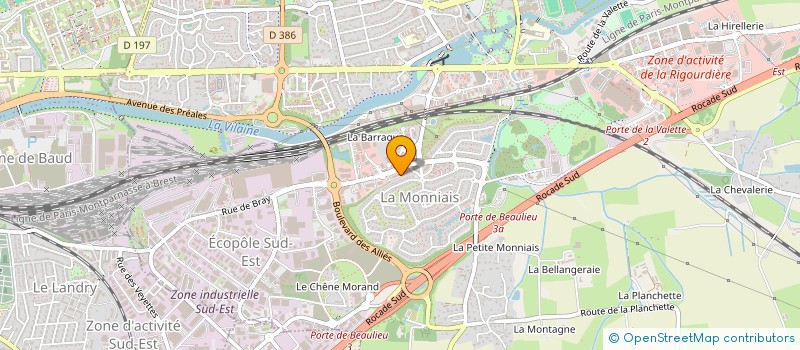 localisation de l'entreprise SEVIGNE CONSTRUCTIONS  CESSON-SEVIGNE