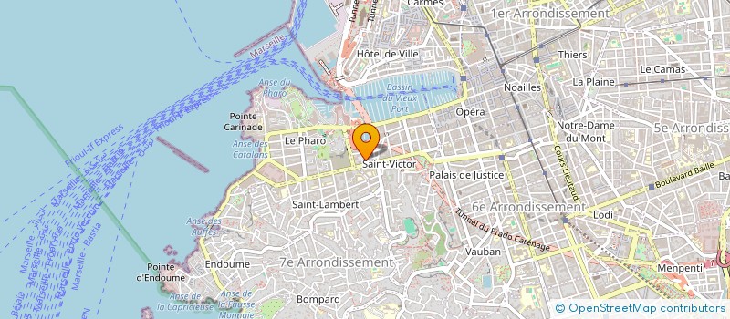 localisation de l'entreprise SEVIGNES à MARSEILLE