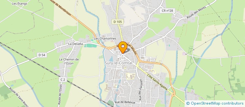 localisation de l'entreprise SEVIK  SURY-LE-COMTAL