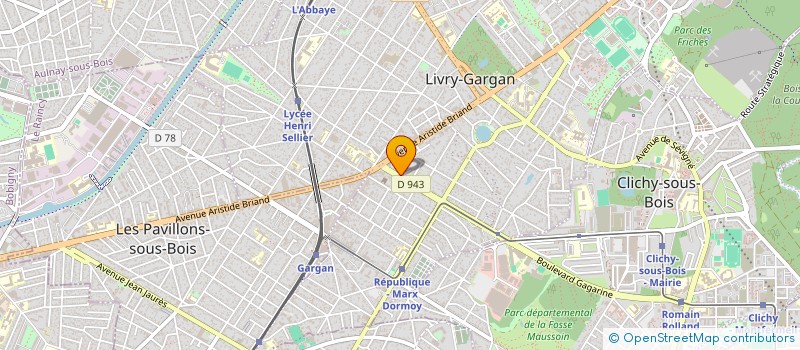 localisation de l'entreprise SEVIL  LIVRY-GARGAN