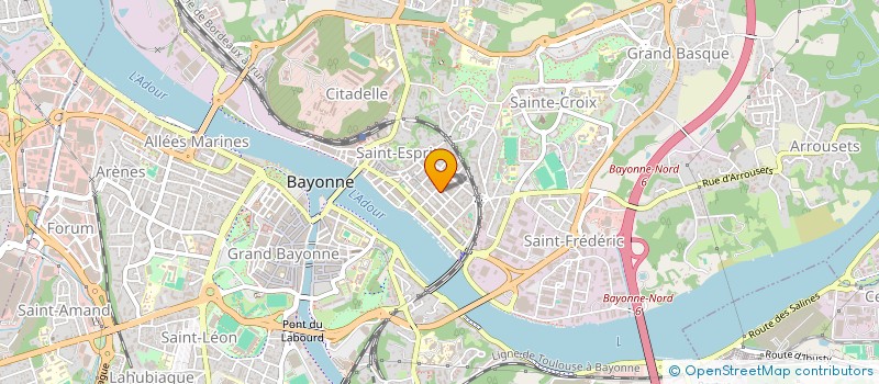 localisation de l'entreprise SEVILLE à BAYONNE