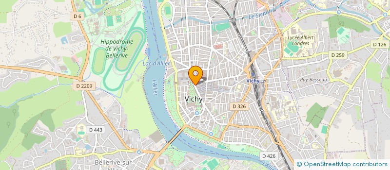 localisation de l'entreprise SEVILLE INVEST à VICHY