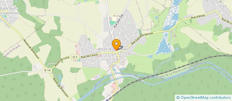 localisation de l'entreprise SEVIN  ANIZY-LE-GRAND