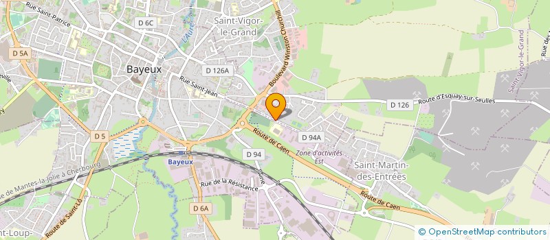 localisation de l'entreprise SEVINVEST  CAEN