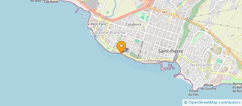 localisation de l'entreprise SEVIRE SARL à SAINT-PIERRE