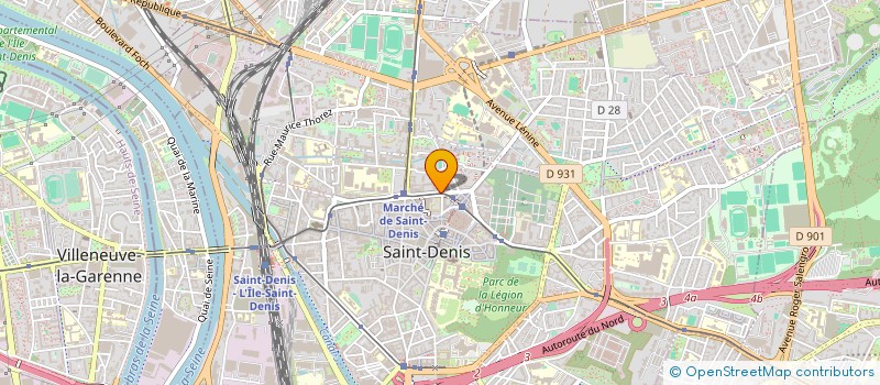 localisation de l'entreprise SEVIS  SAINT-DENIS