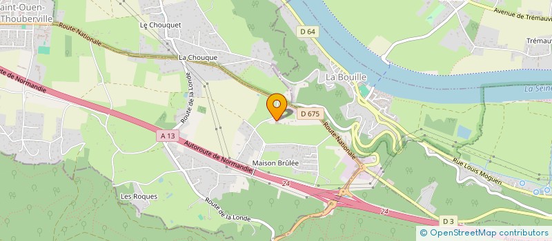 localisation de l'entreprise SEVIVA  HOUVILLE-EN-VEXIN