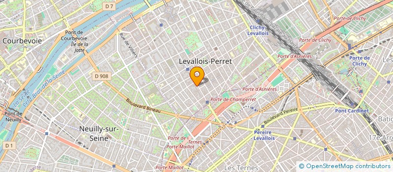 localisation de l'entreprise SEVIVA à LEVALLOIS-PERRET