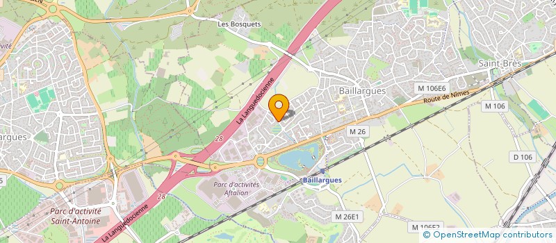 localisation de l'entreprise SEVIYA  BAILLARGUES