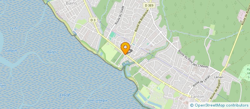 localisation de l'entreprise SEVLAUR  LANTON