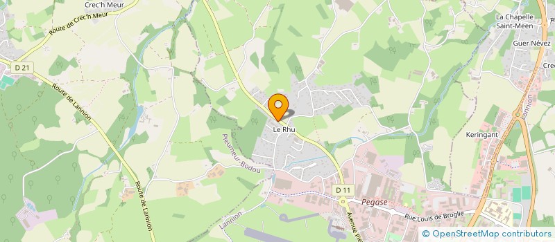 localisation de l'entreprise SEVLO  LANNION