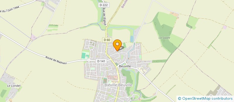 localisation de l'entreprise SEVMALU  BIEVILLE-BEUVILLE
