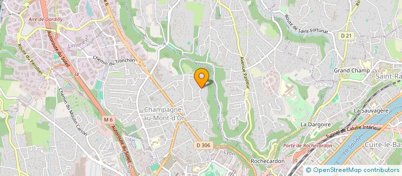 localisation de l'entreprise SEVMARIE  CHAMPAGNE-AU-MONT-D'OR