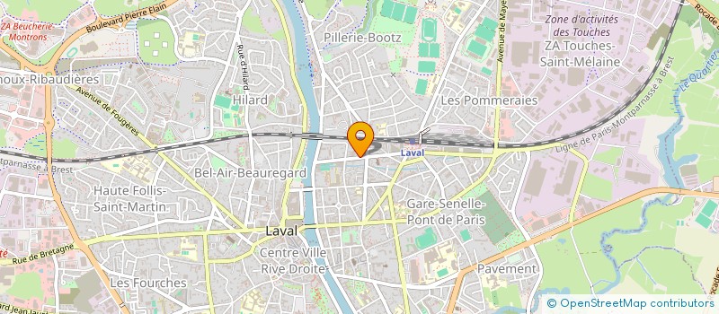 localisation de l'entreprise SEVMAX  LAVAL