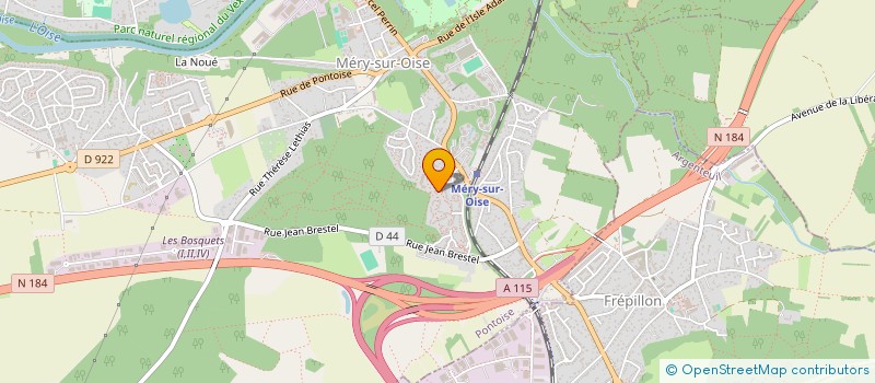 localisation de l'entreprise SEVMI  MERY-SUR-OISE