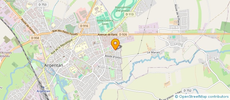 localisation de l'entreprise SEVOMELO à ARGENTAN