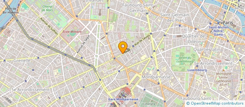 localisation de l'entreprise SEVRAC  PARIS