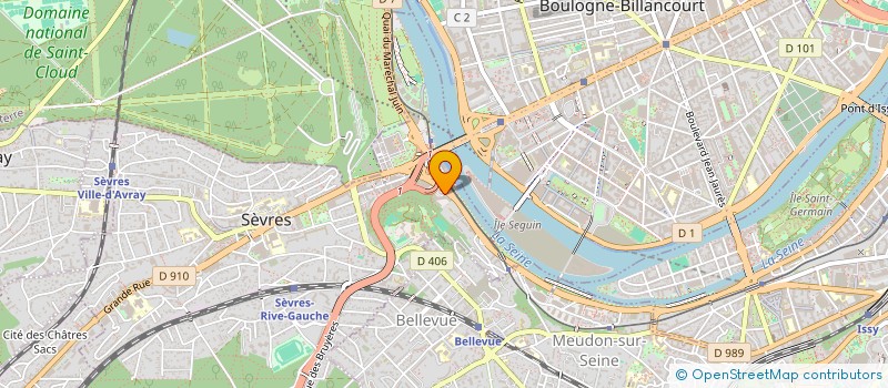 localisation de l'entreprise SEVRAGIM à SEVRES