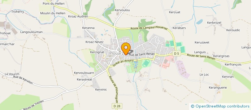 localisation de l'entreprise SEVRAN  PLOUARZEL