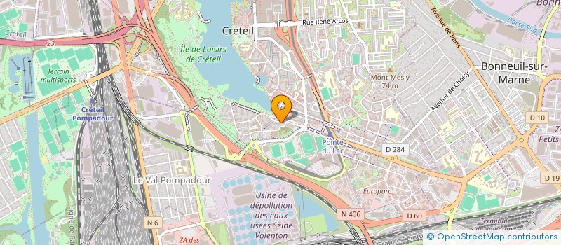 localisation de l'entreprise SEVRAN AUTO CONTROLE à CRETEIL