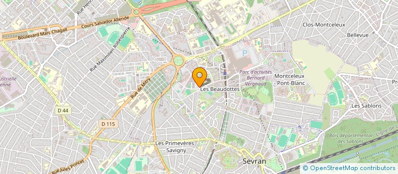 localisation de l'entreprise SEVRAN DELICES à SEVRAN