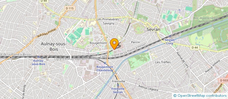 localisation de l'entreprise SEVRAN ENERGIE BIOMASSE EN ABREGE SEBIO à SEVRAN