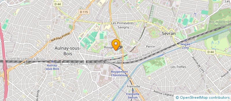 localisation de l'entreprise SEVRAN EVOLUTION  SEVRAN