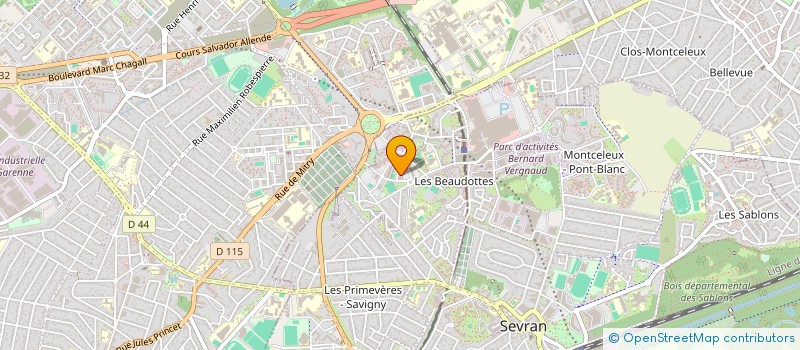 localisation de l'entreprise SEVRAN FUTSAL UNITED à SEVRAN