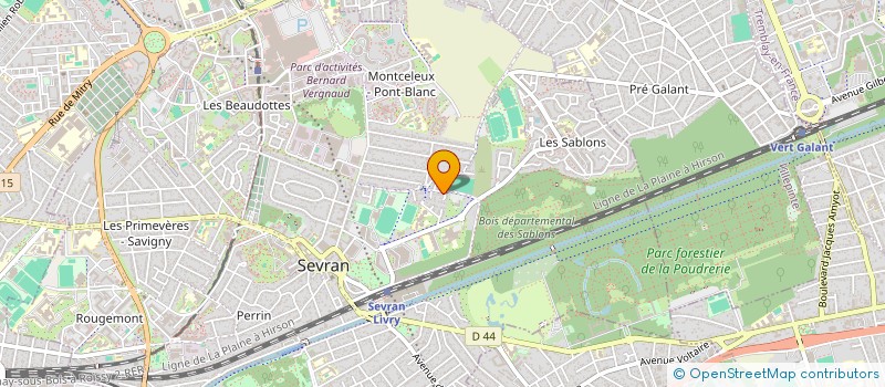 localisation de l'entreprise SEVRAN PLONGEE à SEVRAN