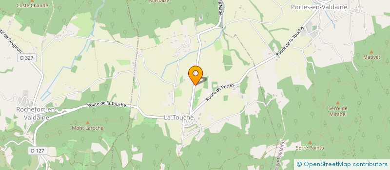 localisation de l'entreprise SEVRAPH  LA TOUCHE