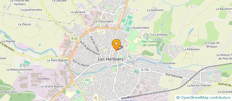 localisation de l'entreprise SEVRE ET BOCAGE à LES HERBIERS