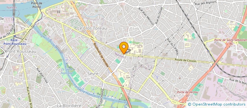 localisation de l'entreprise SEVRE ET LOIRE IMMOBILIER à NANTES