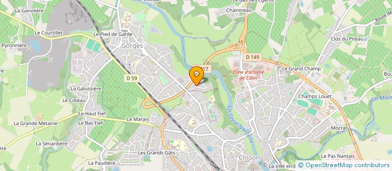 localisation de l'entreprise SEVRE IMMO  BOUSSAY