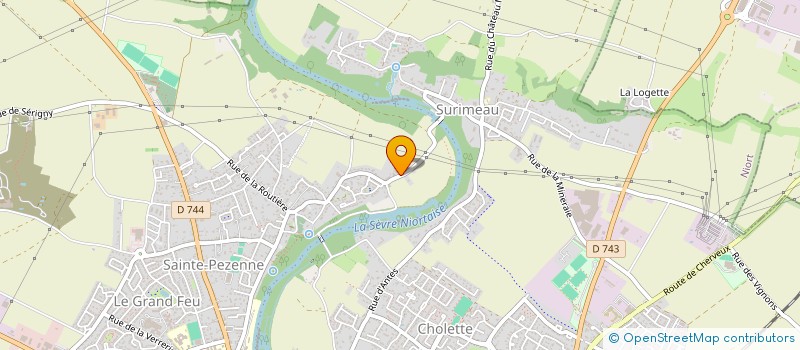 localisation de l'entreprise SEVRE OCEAN  NIORT