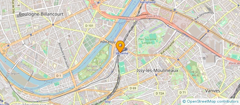 localisation de l'entreprise SEVRES 114 GRANDE RUE à ISSY-LES-MOULINEAUX